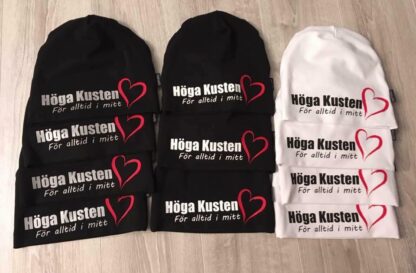 Mössa med tryck "Höga kusten".