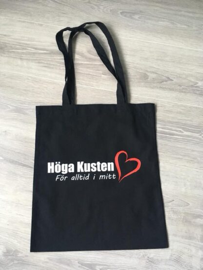 Tygkasse "Höga Kusten i mitt hjärta"
